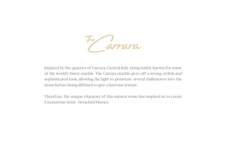 The Carrara Brochure Image